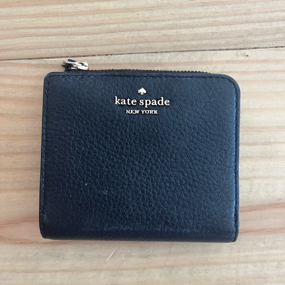 Kate spade small black wallet